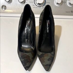 Camo Print Women's Heels